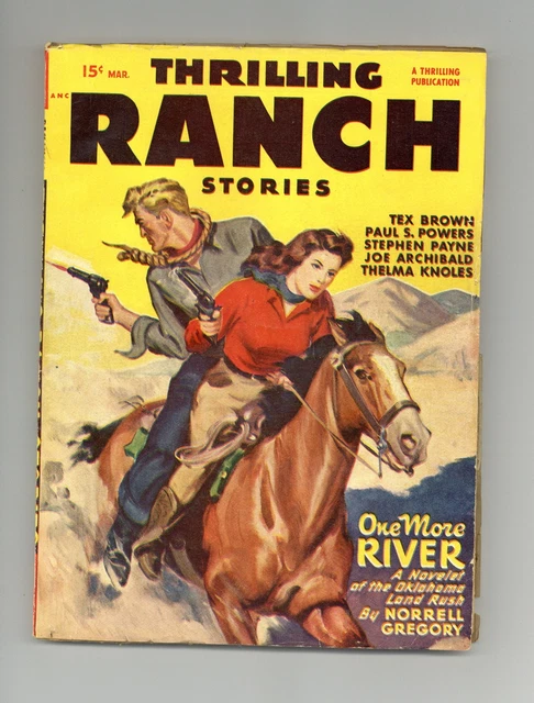 Thrilling Ranch Stories Pulp Mar 1948 Vol. 37 #1 VG/FN 5.0