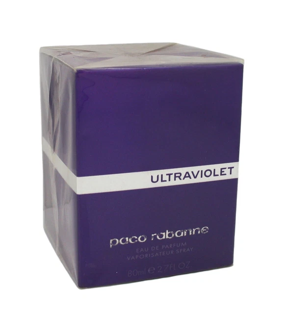 Paco Rabanne Ultraviolet Pour Femme - Eau De Parfum 80 Ml En Vaporisateur Testeur - Neuf