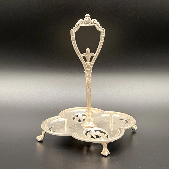 ANTIQUE JAMES DEAKIN & Sons (JD&S EP) Silver Plated Egg Cruet Tray