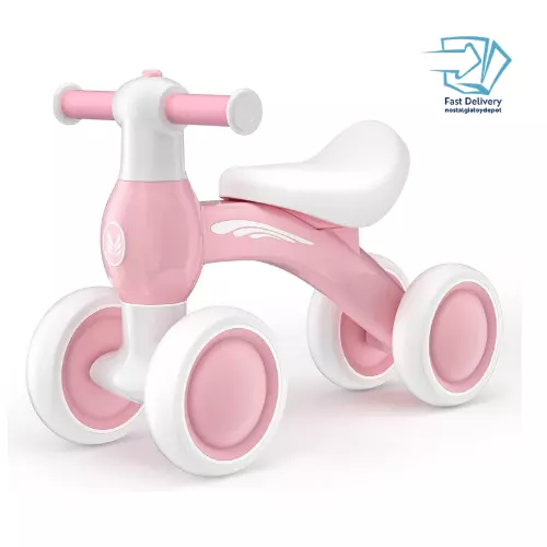 Baby Balance Bike for 1-3Year Old Boys Girls 10-36 Month Toddler Bike w/4 Wheels