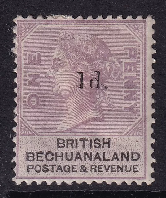 BRITISH BECHUANALAND QV SG22, 1d on 1d lilac & black, mounted mint
