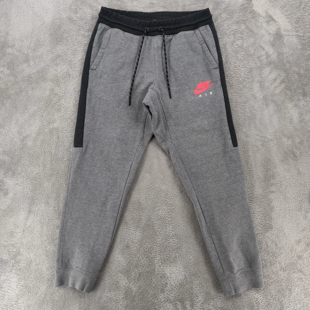 NIKE AIR FLEECE Tech Jogger Pants Mens Medium Grey Sweatpants Gym AQ7257 091 29.95 PicClick