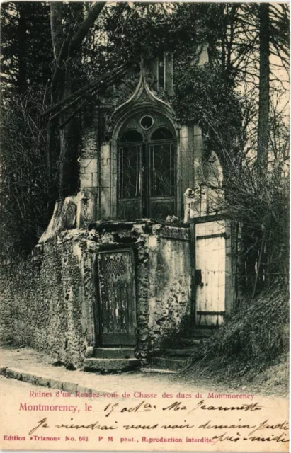 CPA Ruins of a Hunting Rendez-Vous des Dukes de MONTMORENCY (519946)