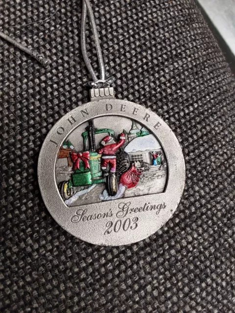 John Deere Christmas Ornament  2003 125 Hp 4430 Tractor No 8 In Series