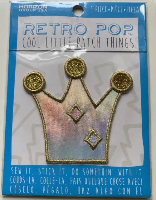 Retro Pop Crown Patch Horizon Group Patch