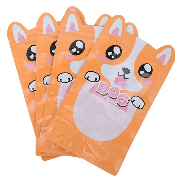 4 piezas Outdoor Dog Tratamiento Bolsa Perro Snack Almacenamiento Exterior Piel