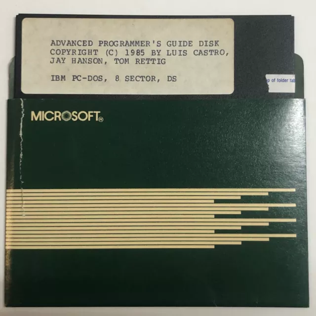 Advanced Programmer's Guide Disk / IBM PC Machines