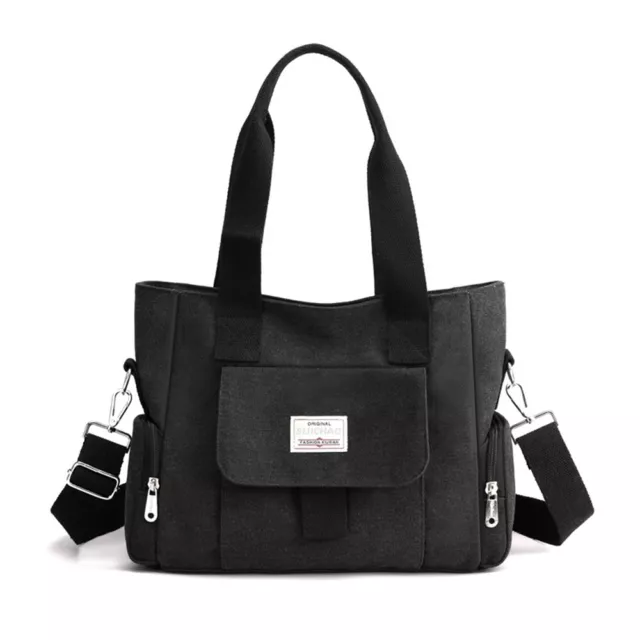 Women Tote Bag Multi Pockets Handbag Ladies Crossbody Large Capacity Satchel