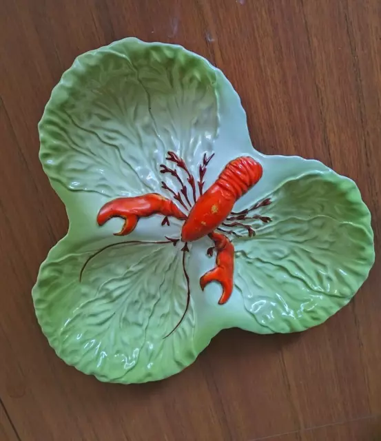 Vintage Australian Design Carlton Ware Hand Painted Lobster Plate  England