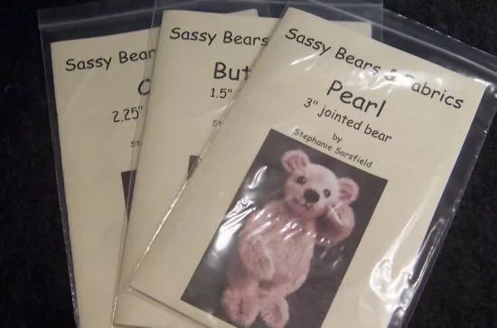 Sassy Bears Mini Bear Sewing Pattern - choose your pattern