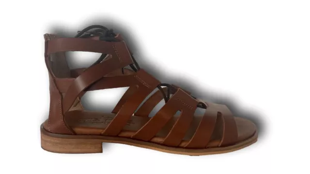 RAQUEL PEREZ Alchimiste Sandales Basses Femme Véritable Cuir