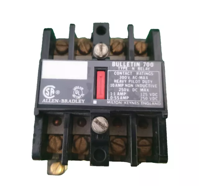 Allen Bradley Contactor Bulletin 700 Type N 240 Volt Coil