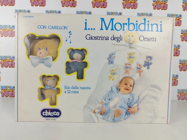 I MORBIDINI CHICCO Giostrina Degli Orsetti E Carillon New Vintage