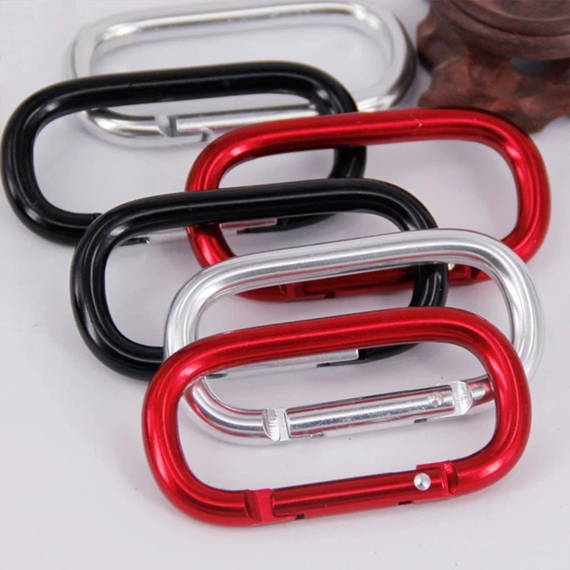 Cinturones chn todos los bolsos clips mosquetón exterior óvalo primavera anillos