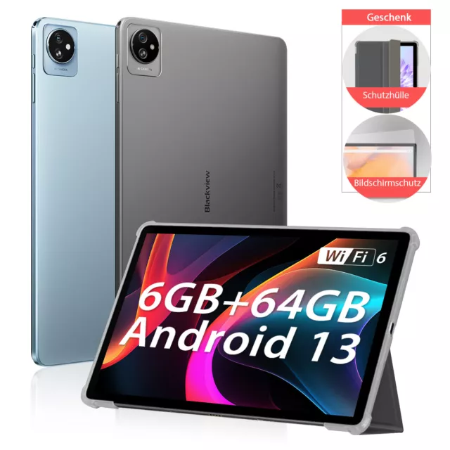 Blackview Tab 30 WiFi 2024 Neueste Tablet 10 Zoll Android13 mit Schutzhülle 64GB 2