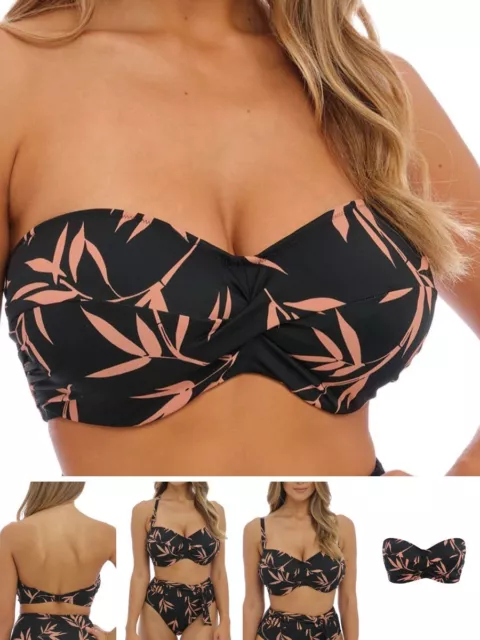 FANTASIE LUNA BAY Bikini Top Twist Bandeau Convertible Bikini Tops Swimwear  £30.80 - PicClick UK