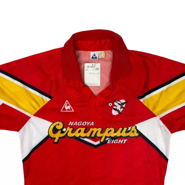 Neu mit Etikett Vintage Nagoya Grampus acht Fußballshirt 92-94 Herren Large Le Coq Sportif 3