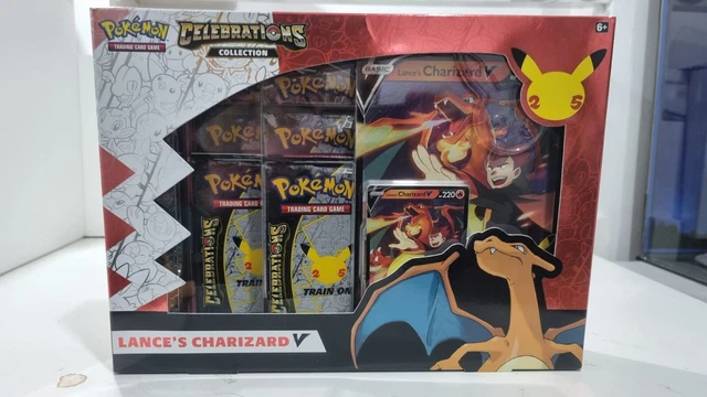 POKÉMON 25TH ANNIVERSARY Celebrations Lances Charizard V Box Sealed £35 ...