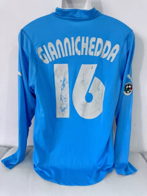Maglia Lazio Giannichedda Match Worn Indossata Shirt Jersey Vintage Camiseta Coa