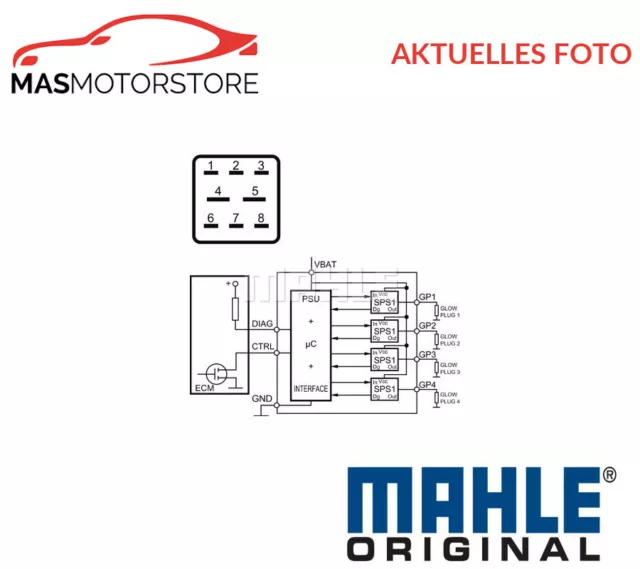 Steuergerät Glühzeit Mahle Original Mhg 12 I Neu Oe Qualität