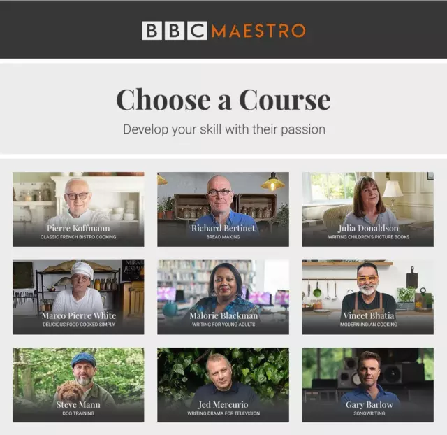 BBC Maestro Online Video Course | Let The Greatest Be Your Teacher | Gift Card