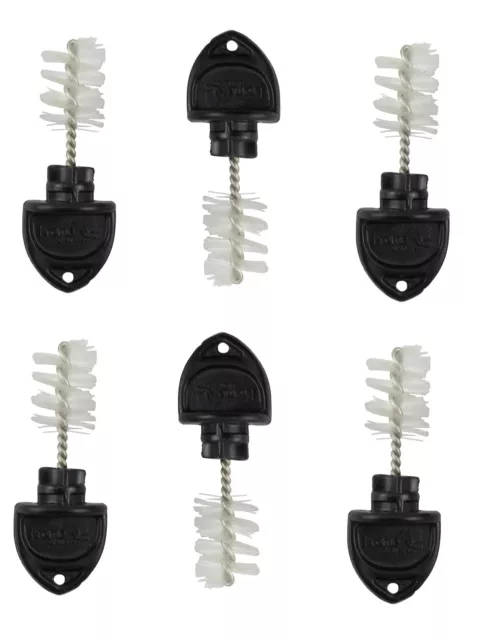 6x Black Faucet Brush Cap Plug Draft Tap Clean Sanitary Kegerator Kleen-Plug