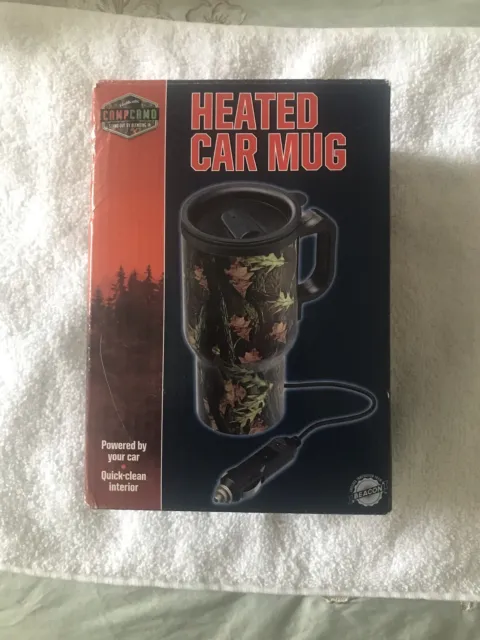 Camp Camo Heated Car Mug