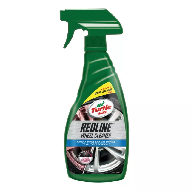 Pulitore Detergente per Cerchi in Lega 500ml Turtle Wax Redline Ruote in Acciaio