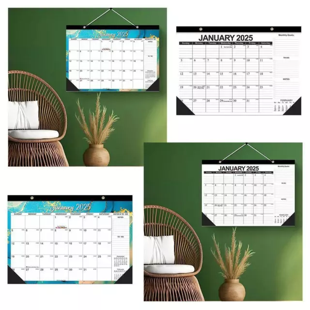 2025 DESKTOP SIMPLE Calendar From January 2025 to June Lot I9 2026 F1P0 £18.25 PicClick UK