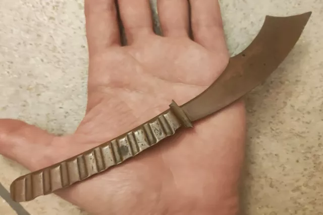 1WW Tagliacarte In Bronzo Trench Art Arte Da Trincea Regio Esercito Ardito 1918
