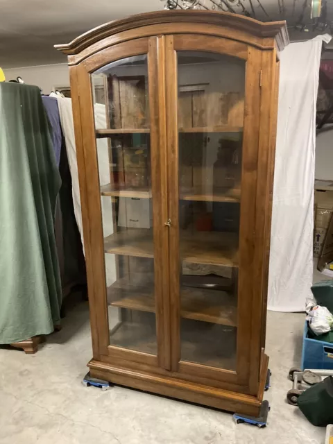 Timber Display Cabinet - Walnut