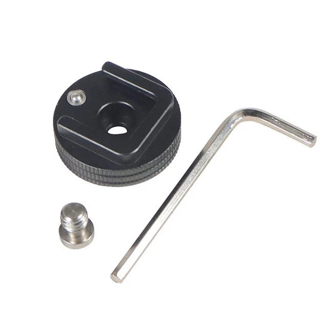 Quick Release Hot Shoe 1/4 Adapter Flash Light Conversion Base For SLR Camera