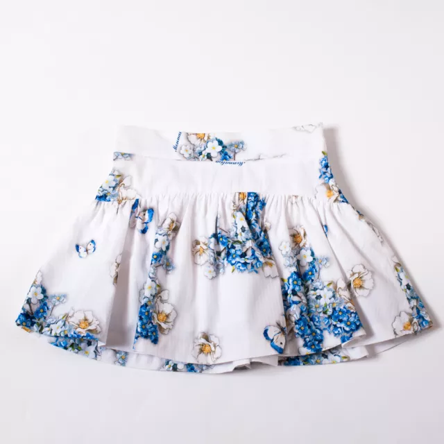 Gonna White Skirt Flowers Kids (Taglia: 5A/6A/8A/10A) "Monnalisa" 111708 (-50%)