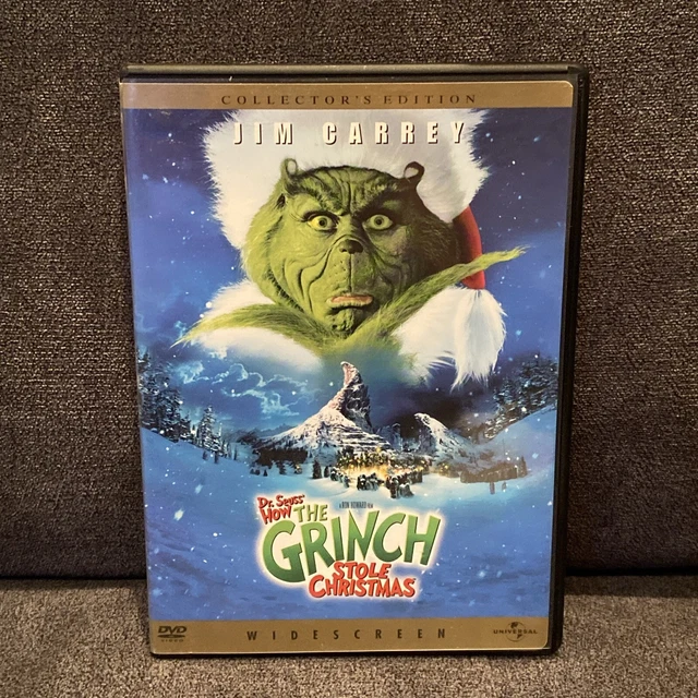 HOW THE GRINCH Stole Christmas (DVD, 2001, Widescreen) Collector’s