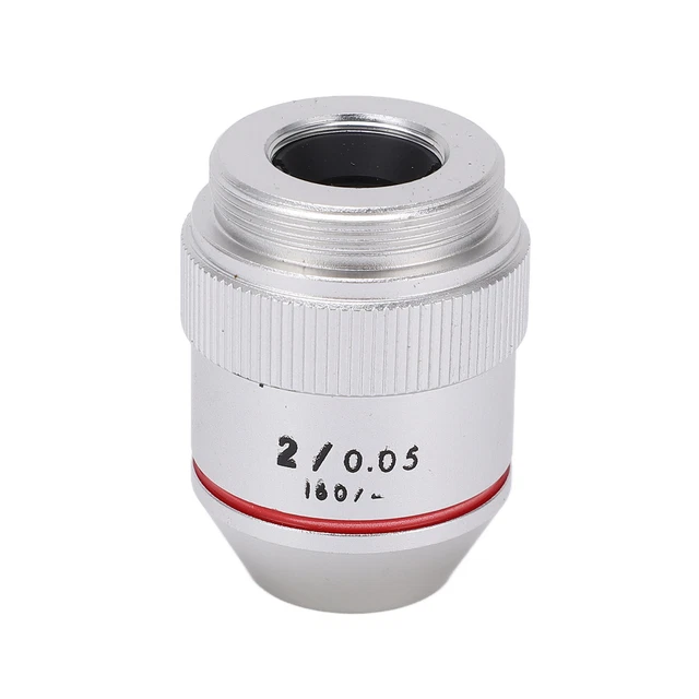 02 015 2X Objectif De Microscope Imagerie Claire Confortable 195 Objectifs