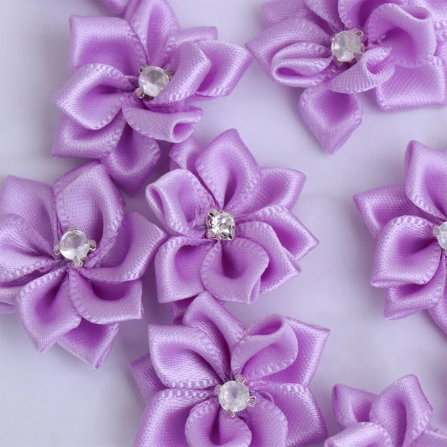 50 piezas Suministros de álbum de recortes de flores rosa flor