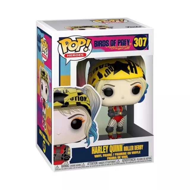 Funko Pop Heroes Birds of Prey Harley Quinn Roller Derby