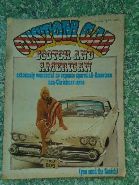 Custom Car Magazine 1979 Januar Alle amerikanische Ausgabe 0262G