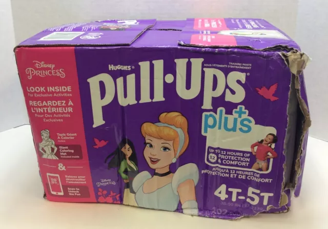 HUGGIES 4T-5T GIRLS Pull-Ups, Disney Princesses, 102 Ct, Free Shipping  $53.99 - PicClick
