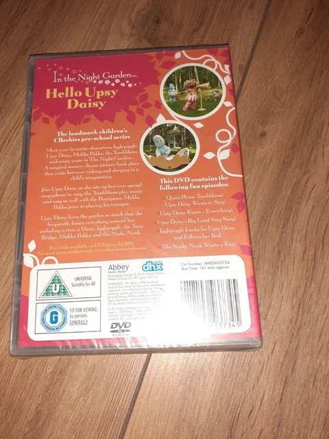 CBEEBIES IN THE Night Garden Hello Upsy Daisy DVD New and Sealed £0.99 ...