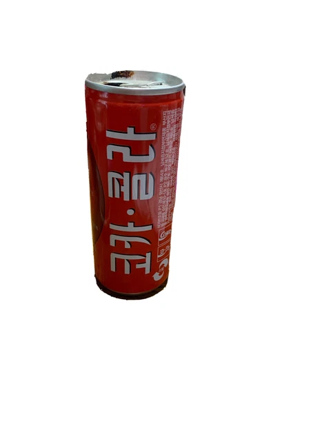 Vintage Coca-Cola Coke Can from South Korea Opened Top 1980s