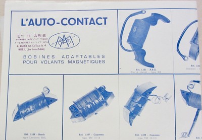 AUTO CONTACT RUPTEUR VOLANT MAGNETIQUE PLANCHE 35 REFERENCES SAFI BOSH ABG NOVI 