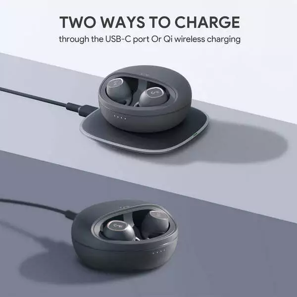 AUKEY EP-T10 Contrôle du volume des écouteurs à charge rapide sans fil 2