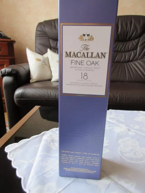Single Malt Scotch Whisky 70cl, THE MACALLAN FINE OAK, 43 %, 18 Jahre gereift