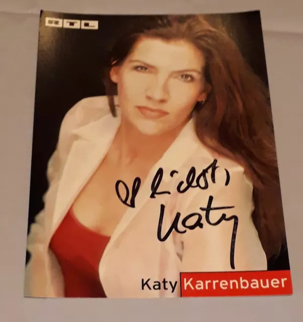 Katy Karrenbauer Original Autogramm 10×15 cm