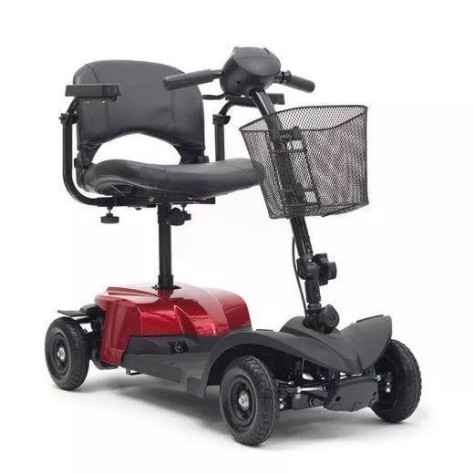 Livewell Jaunt Lite Mobility Scooter Car Boot Shoprider 4 Wheels 4mph Red