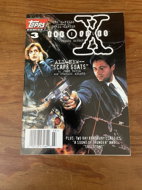 X-Files Comics Digest #3 (Sept 1996, Topps) “Scape Goats” & Ray Bradbury Stories