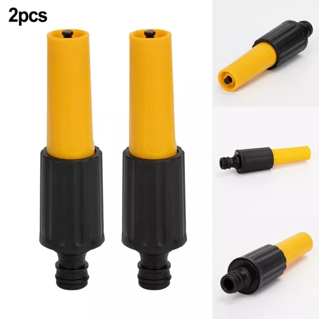 Plastic Hose Connector Spray Nozzle Set for Garden Watering and Car Cleaning