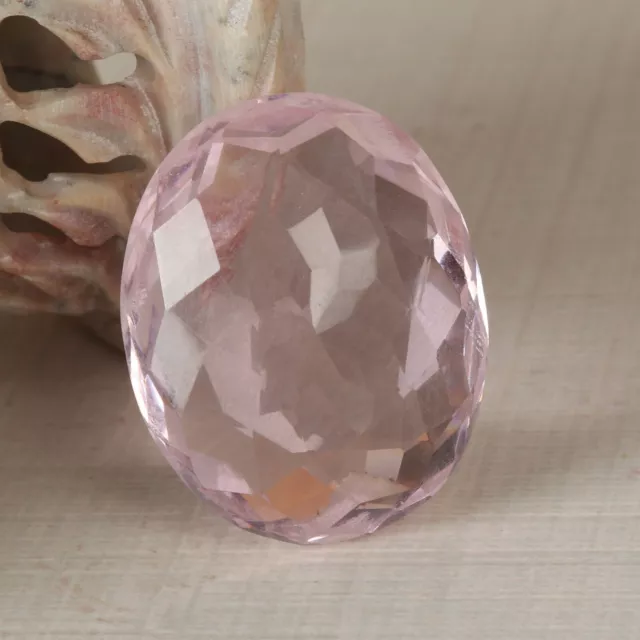 Stunning Baby Pink Topaz 85.50 CT Oval Facet Cut Loose Gem 4 Special Occasion 3