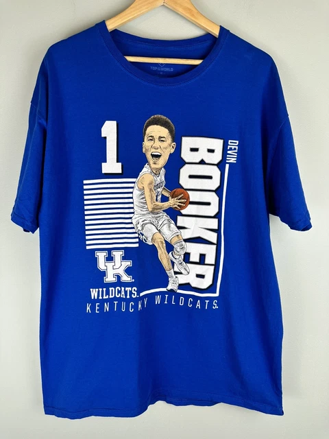 Top Of The World Men’s Kentucky Wildcats Devin Booker Basketball T-Shirt Rare XL